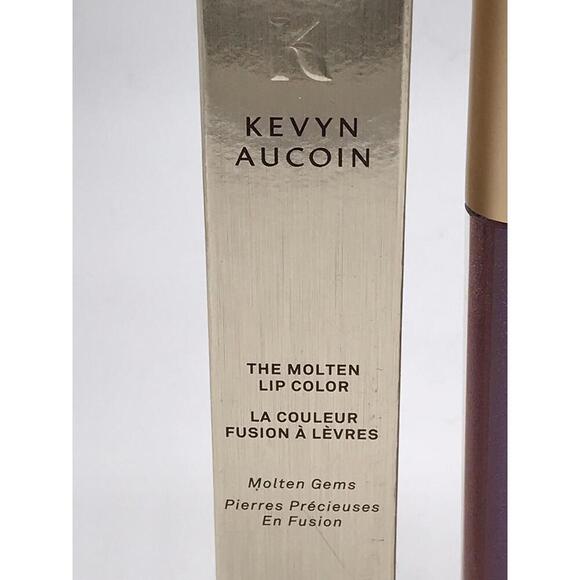Kevyn Aucoin Set of 3x Molten Lip Color Gloss Molten Gems & Blue Amethyst NIB - Picture 2 of 6
